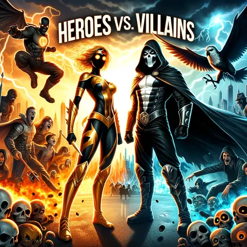 Heros Vallains Heroes and Villains Quiz